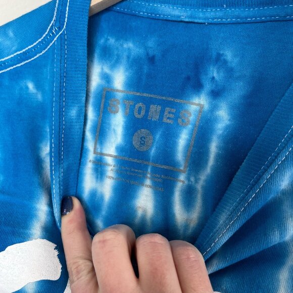 Rolling Stones Unisex No Filter Tie-Dye Tour 2019 T-Shirt Small Blue Red - Picture 5 of 8